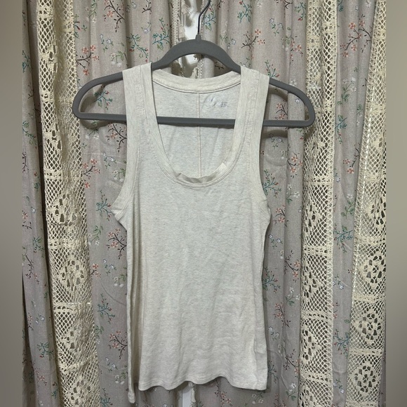 Aerie Tuck It In Tank Top Oatmeal Size Medium - Picture 1 of 5